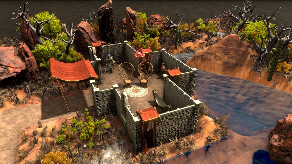 Tienda en el desierto