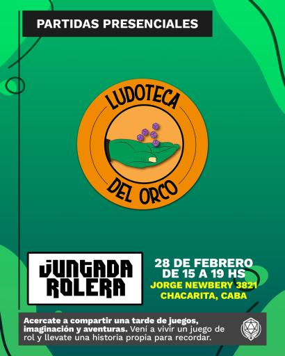 🎲✨ JUNTADA ROLERA EN LA LUDOTECA DEL ORCO ✨🎲