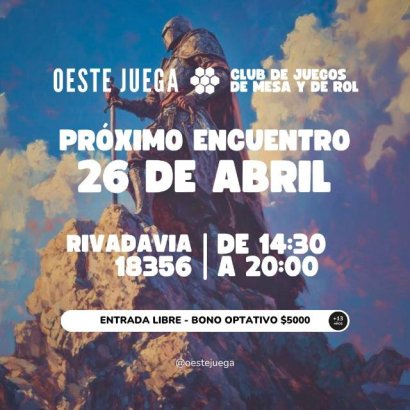 Tarde de Juegos - 26 de Abril